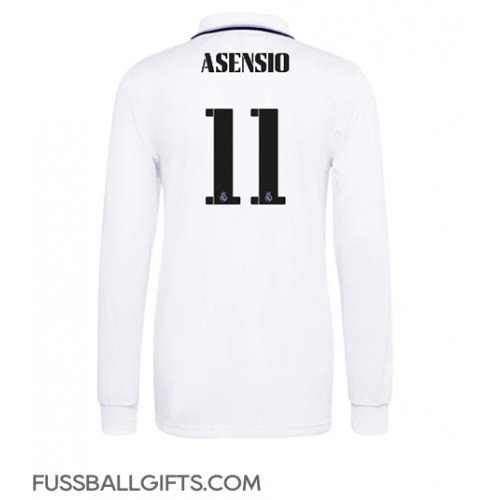 Real Madrid Marco Asensio #11 Fußballbekleidung Heimtrikot 2022-23 Langarm